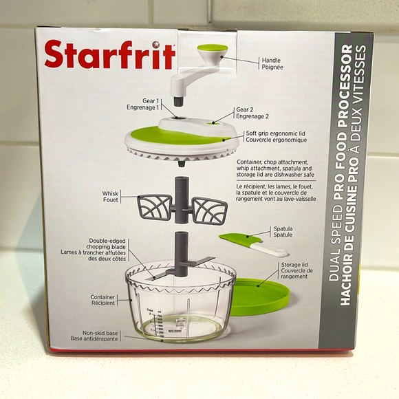 STARFRIT Dual Speed Pro Food Processor NIB (new in box, never opened) $30 - Picture 3 of 6